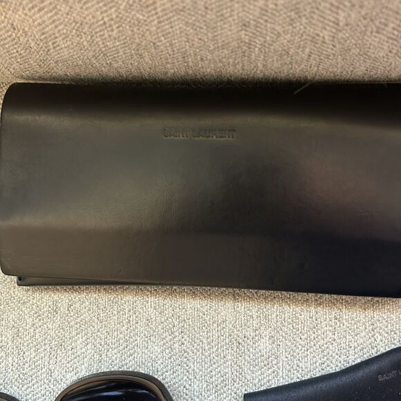 Saint Laurent CLASSIC 8 001 Sunglasses Black Tortoise Shell Square Frame - Picture 8 of 9